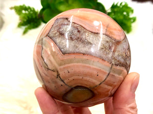 Carnelian Agate With Quartz Sphere 76mm FY