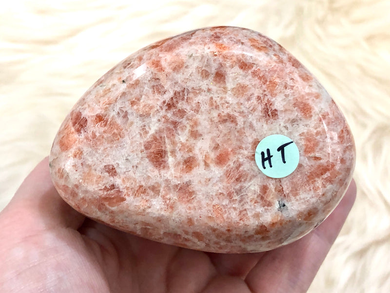 Sunstone Crystal Stone Rock Freeform 75mm HT