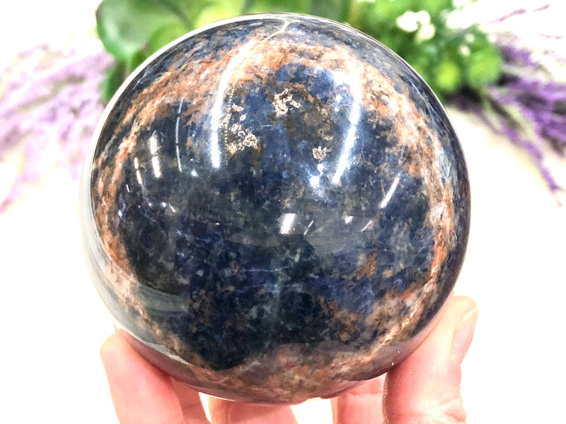 Sunset Sodalite Sphere 81mm (BJ)