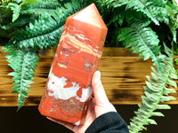 Large Brecciated Red Jasper Tower 203mm EZ