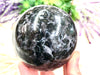 Indigo Gabbro Mystic Merlinite Crystal Sphere 77mm (BX)