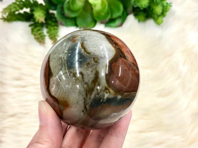 Polychrome Jasper Sphere 67mm IC