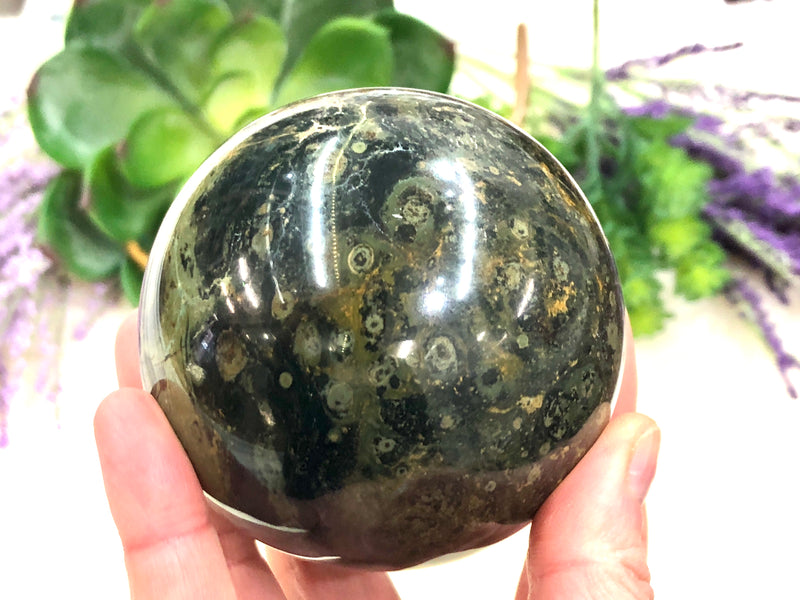 Kambaba Jasper 75mm Sphere  (BC)