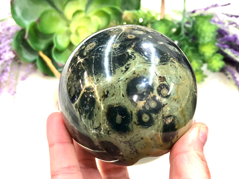 Kambaba Jasper 75mm Sphere  (BC)