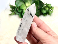 Tourmalinated Quartz Crystal Point 86mm (CH)