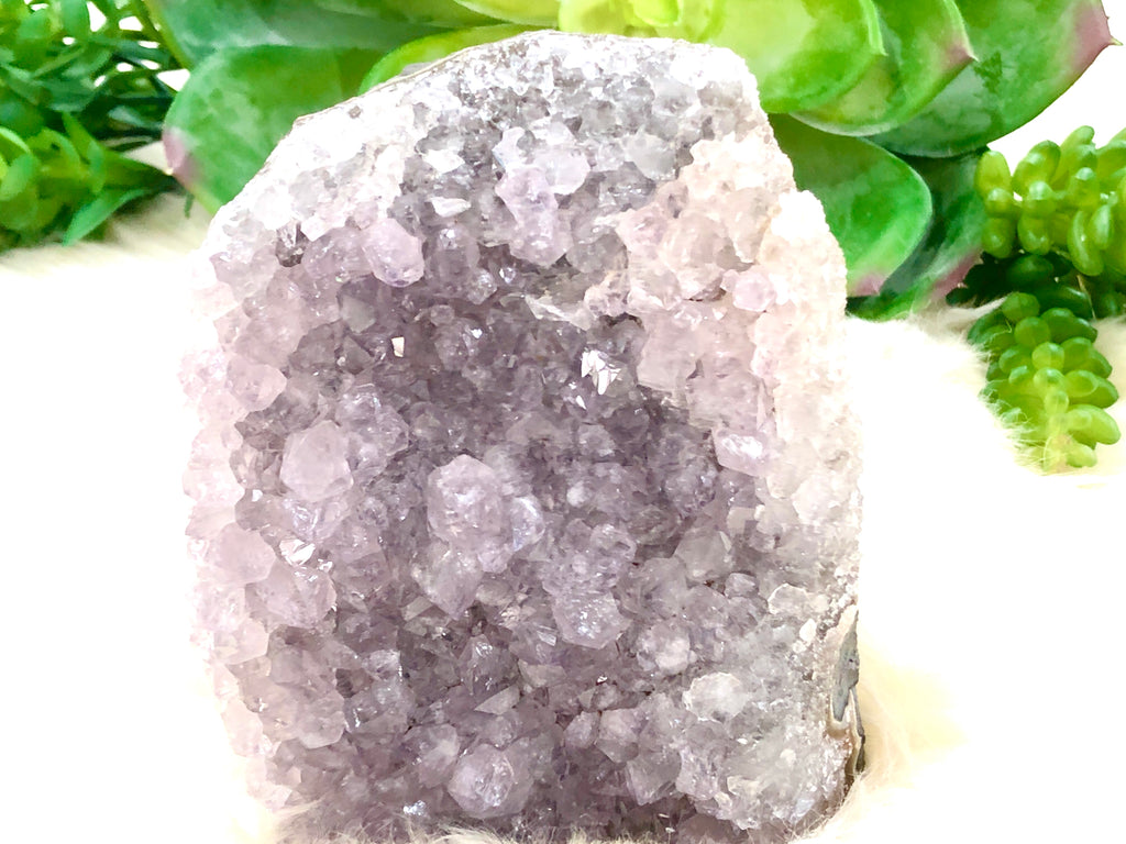 Raw Amethyst Freeform 114mm Cluster FV