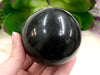 Black Tourmaline Sphere 58mm QK - Schorl - Root Chakra - Protection Stone