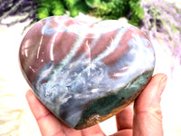 Polychrome Jasper Heart 91mm (BR)