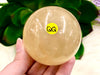 Honey Calcite Sphere 60mm QQ - Solar Plexus Chakra Stone