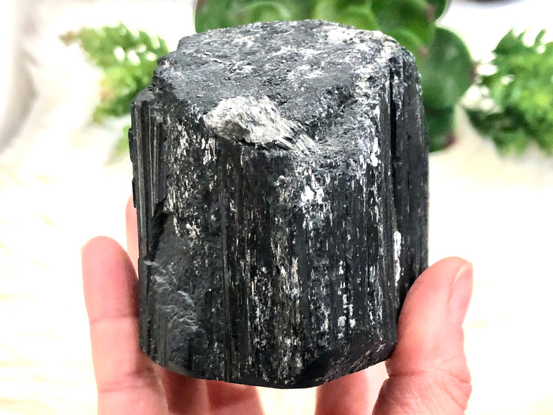 Raw Black Tourmaline Stone Freeform 84mm FZ