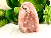Pink Amethyst Cluster Freeform 90mm KM - Third-Eye & Heart Chakra Stone