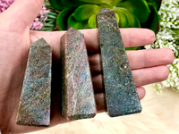 Ruby in Kyanite Towers - Throat Chakra - Root Chakra