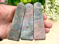 Ruby in Kyanite Towers - Throat Chakra - Root Chakra