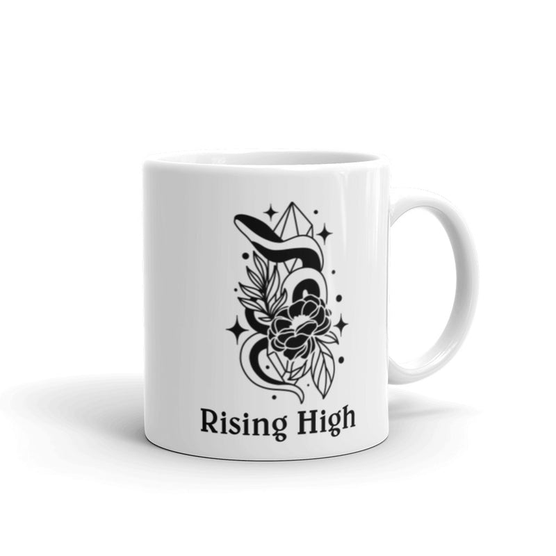 "Rising High" Serpent Crystal Mug