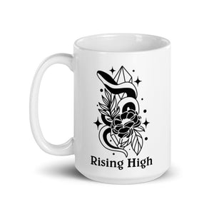 "Rising High" Serpent Crystal Mug