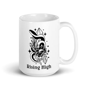 "Rising High" Serpent Crystal Mug